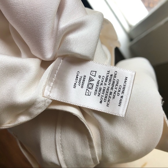 Ann Taylor + white tie front blouse - Picture 9 of 9